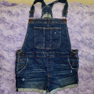 Deep Blue Overall shorts